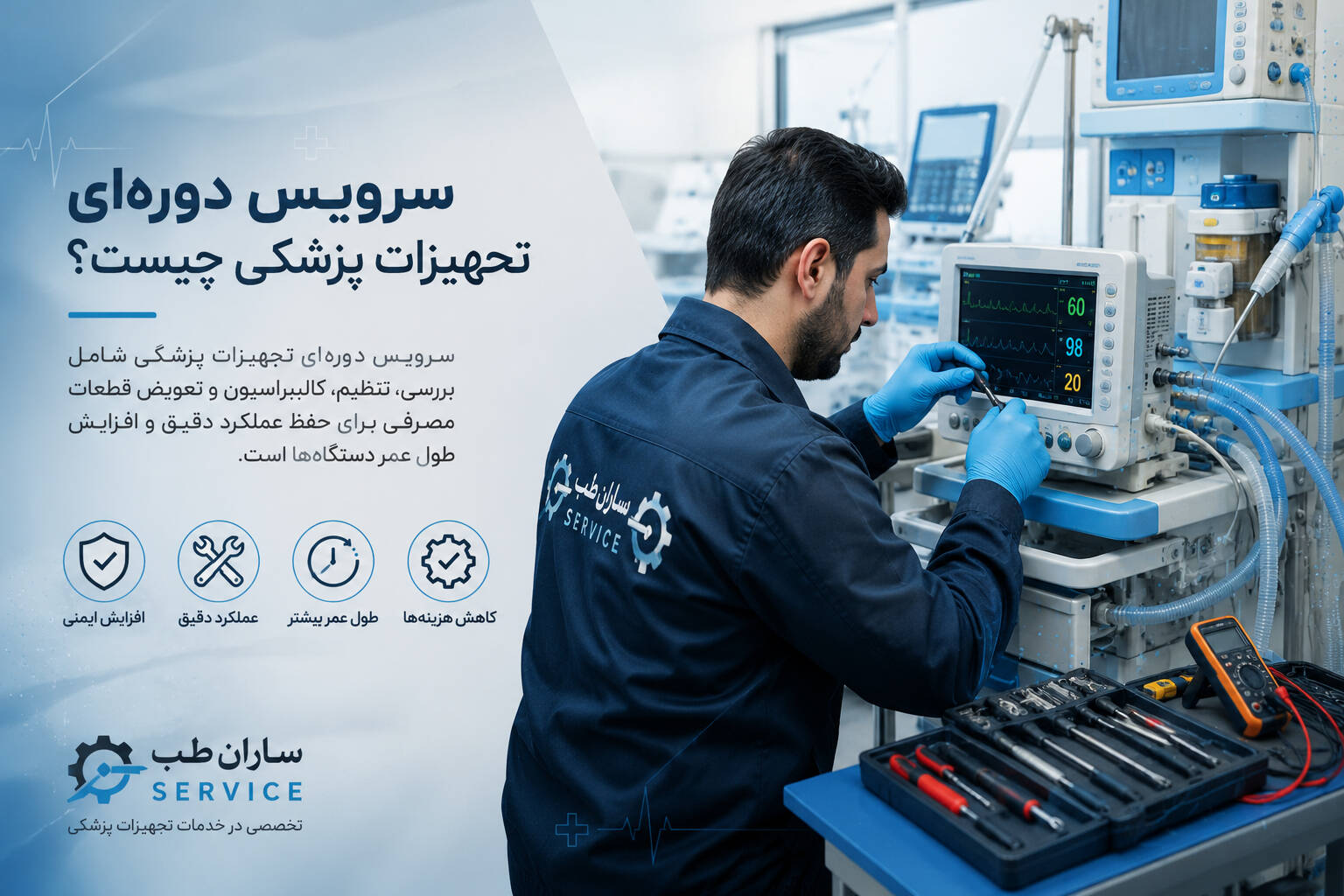 سرویس دوره‌ ای تجهیزات پزشکی چیست؟